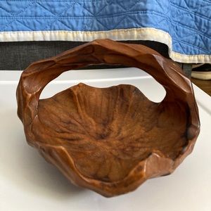 Wooden Jewelry Basket
